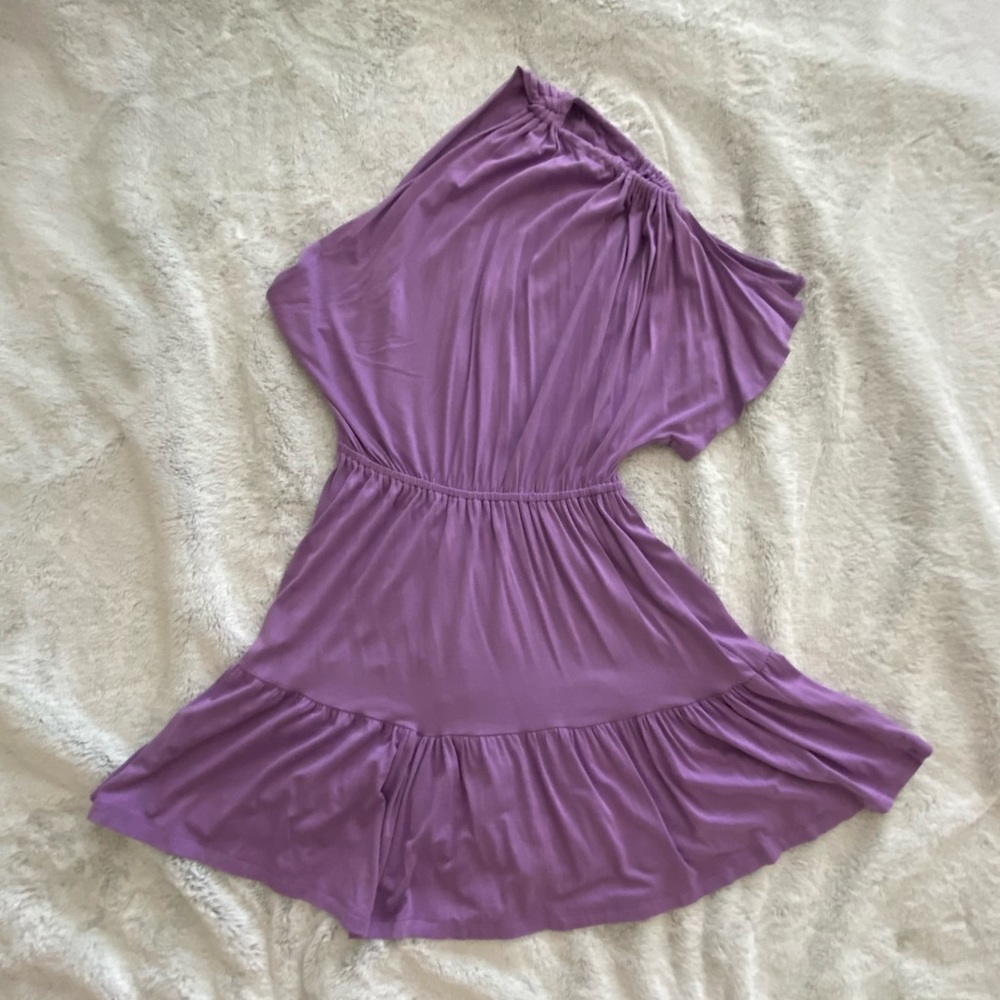 One shoulder Mini dress in large by Arden B